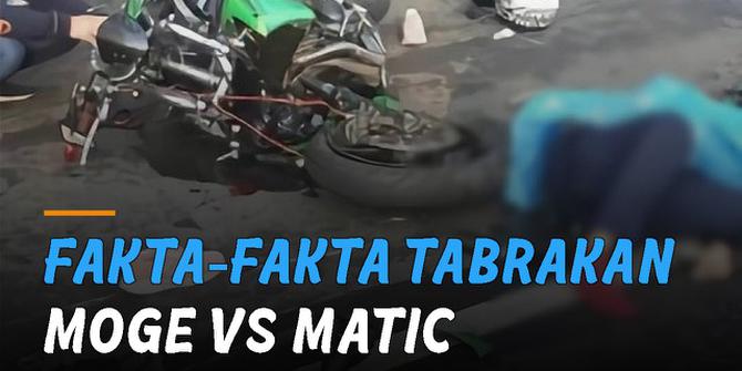 VIDEO: Fakta-Fakta Tabrakan Moge vs Matic di Bintaro, Korban Berhenti Mendadak