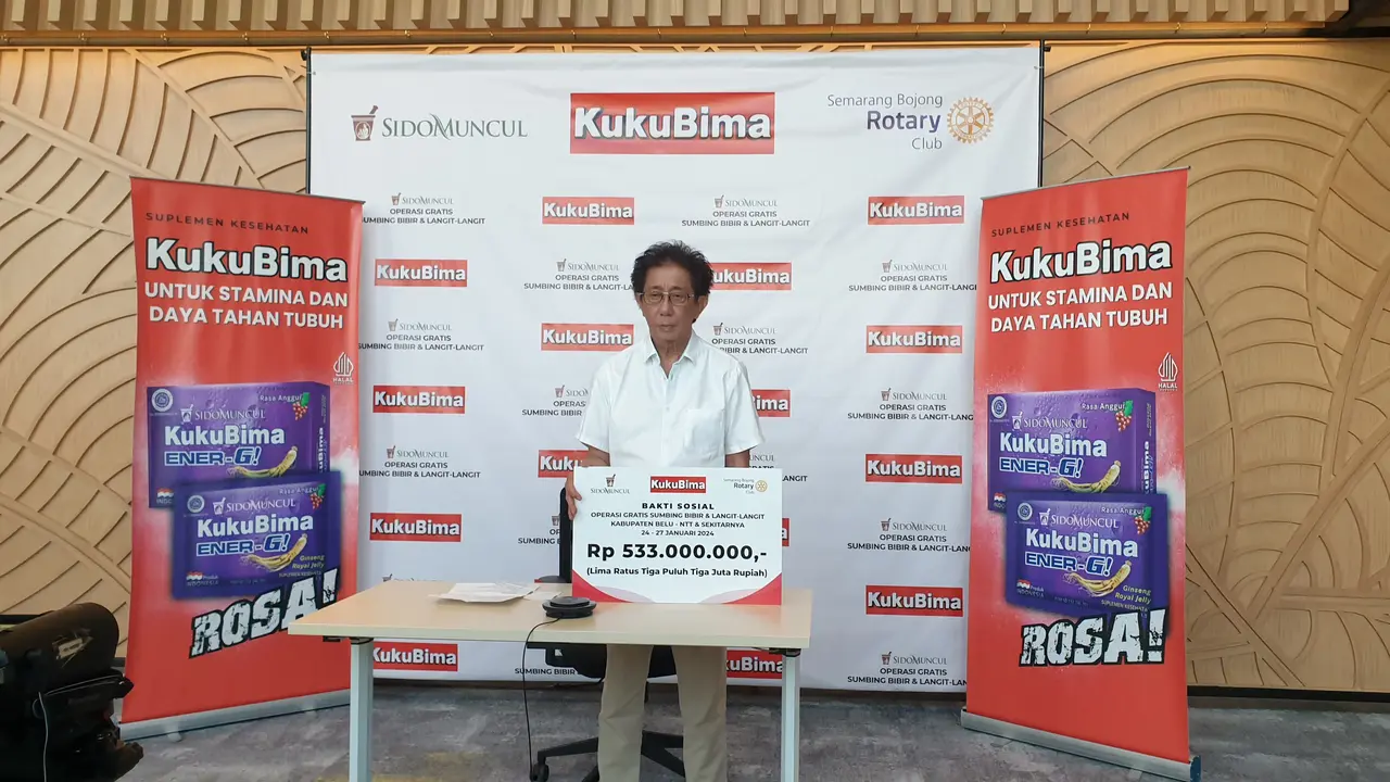 Hadirkan Senyum untuk Anak-anak NTT, Sido Muncul Sumbang Rp533 Juta untuk Operasi Bibir Sumbing di Kabupaten Belu
