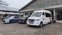 Suasana Pemberangkatan Jenazah Ryamizard Ryacudu dari RSPAD ke Cikeas