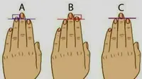 Yuk Coba, Panjang Jari Tangan Ungkap Kepribadianmu