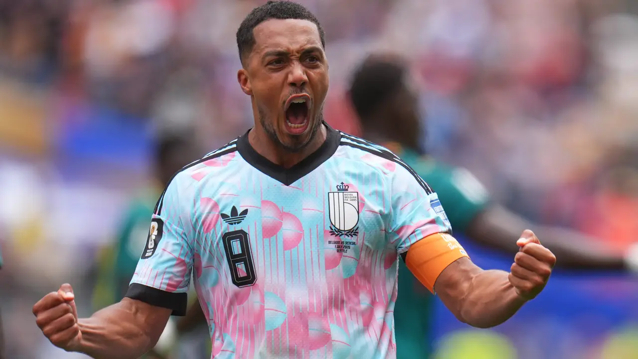 Pemain Belgia Youri Tielemans