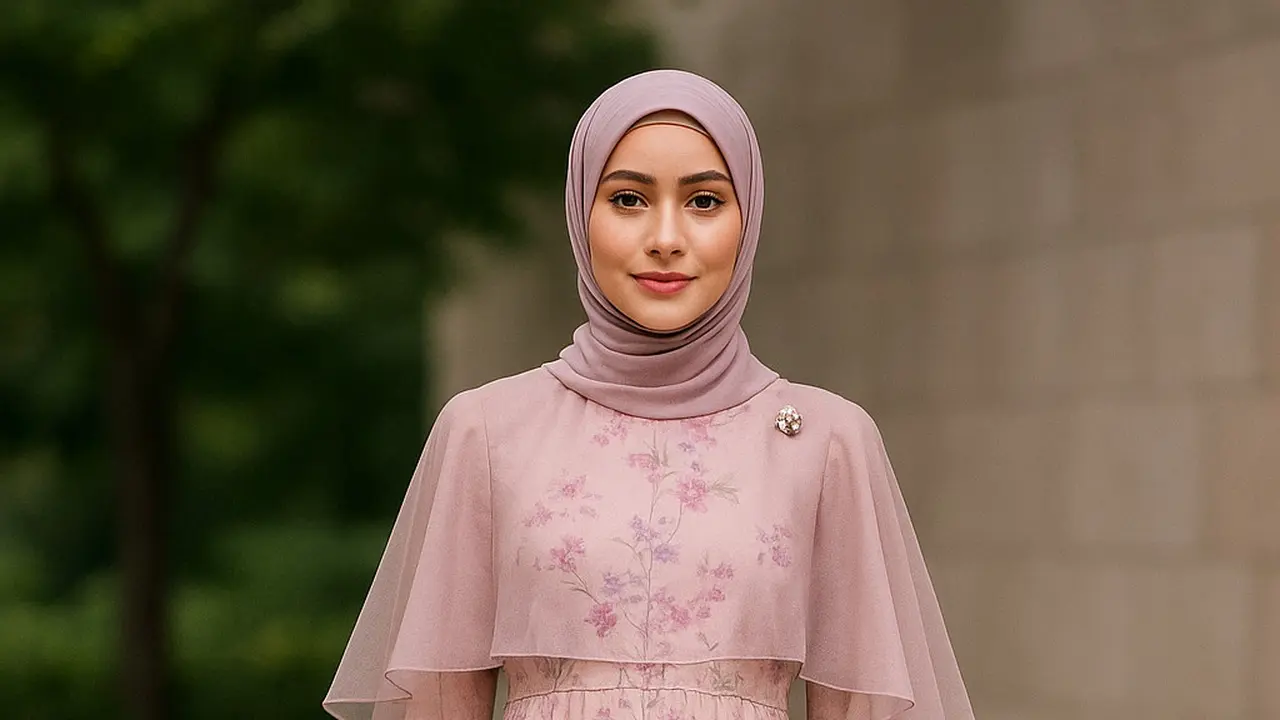 Model Gamis Bunga untuk Kondangan agar Terlihat Elegan (Foto: ChatGPT)