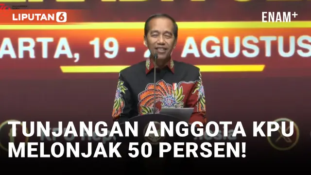 Jokowi Teken Kenaikan Tunjangan Insentif Pegawai KPU 50 Persen Jelang Pilkada 2024