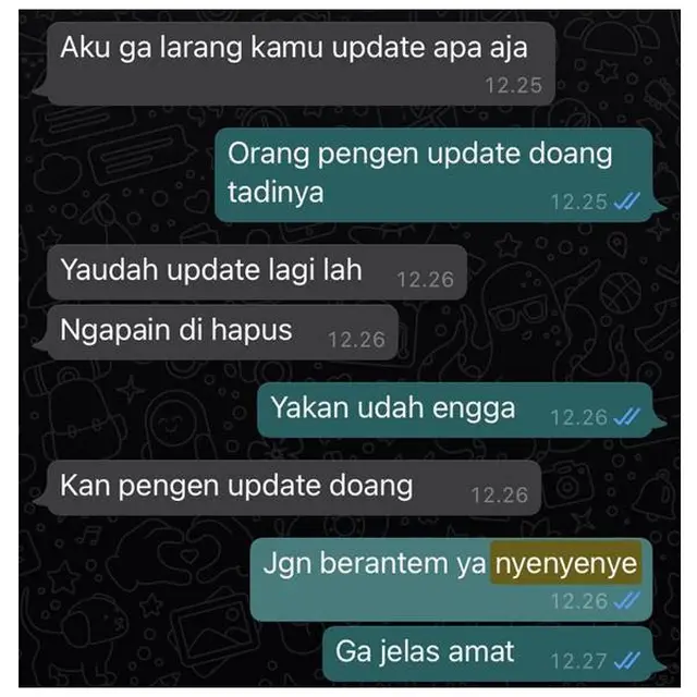 6 Chat Nyeleneh Cewek Saat Dibilangi Pacar Ini Malah Bikin Kesal