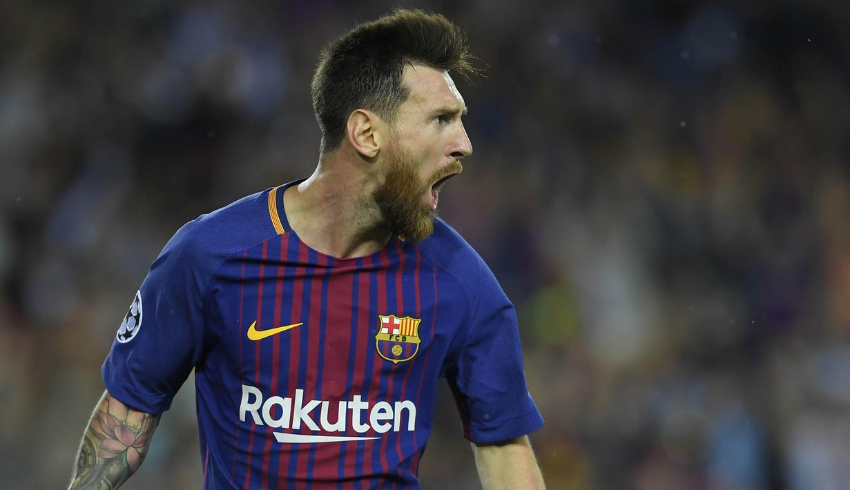 1. Lionel Messi (Barcelona) - 11 Gol (1 Penalti). (AFP/Lluis Gene)