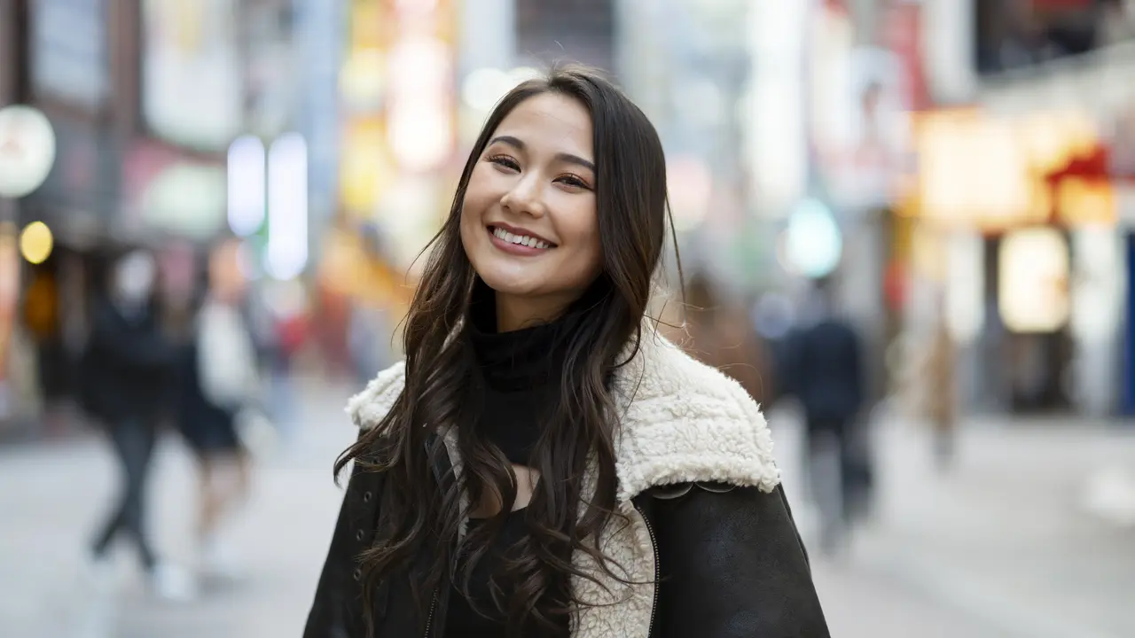 wanita juli gembira