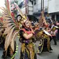 Menteri Pariwisata (Menpar) Wishnutama mengaku kagum terhadap event Bogor Street Festival Cap Go Meh yang digelar di Kota Bogor, Jawa Barat, Sabtu (8/2/2020). (Liputan6/Achmad Sudarno)