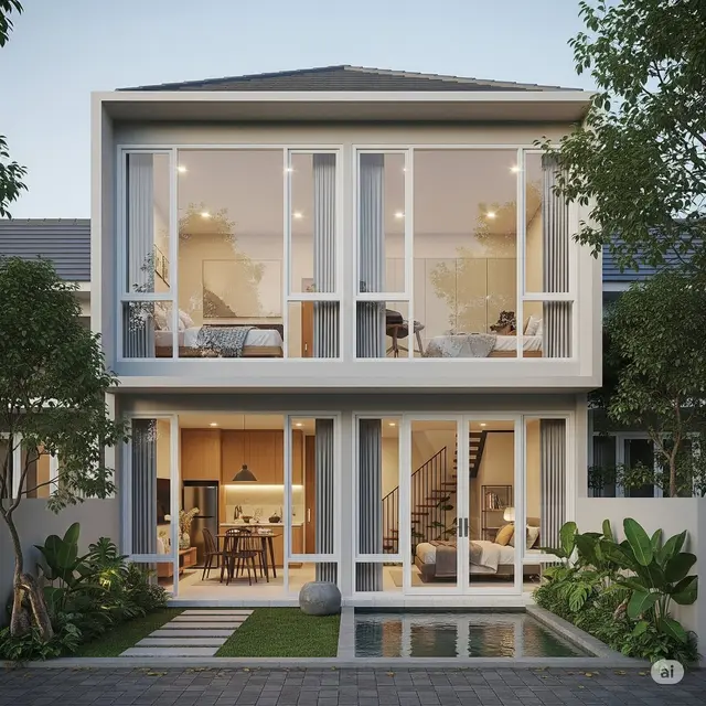 Ide Rumah Sederhana. Foto: Gemini