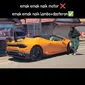 Viral Wanita Berdaster Naik Lamborghini Diduga Anak Crazy Rich Kalimantan.&nbsp; foto: TikTok @h4siba