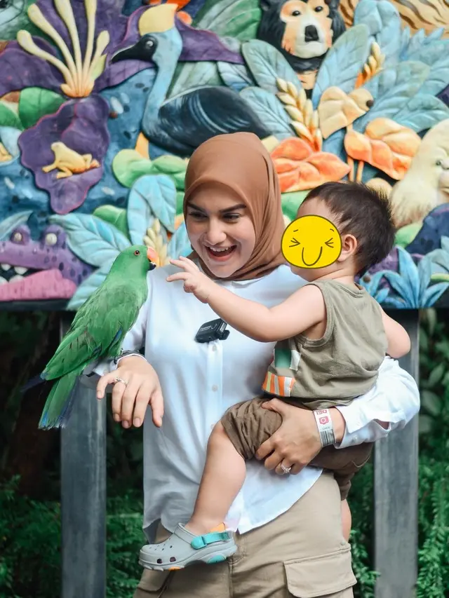 Tak Didampingi Ammar Zoni, Ini 6 Momen Liburan Irish Bella dan Baby Air di Bali