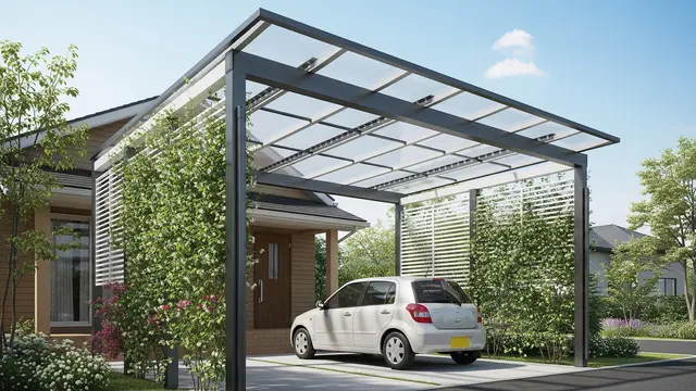 Desain Carport dengan Ventilasi Alami agar Tidak Pengap/Gemini AI