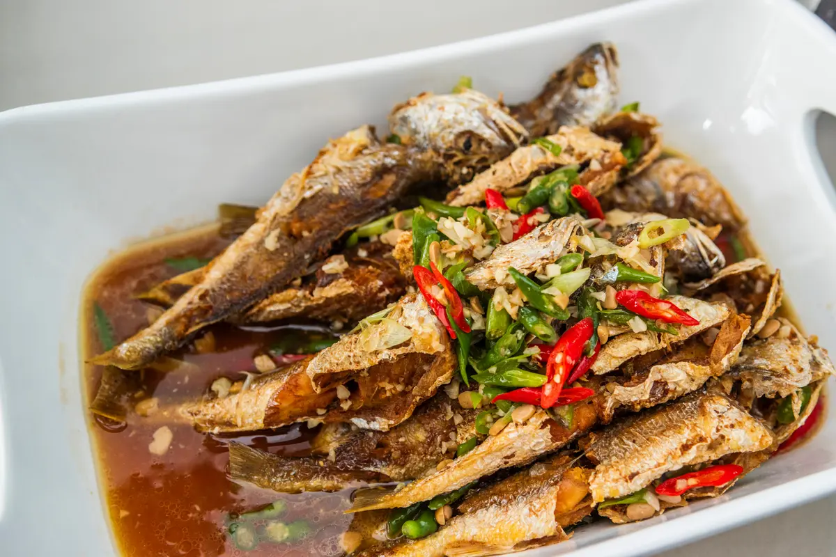 Resep Ikan Asin Asam Manis Pedas