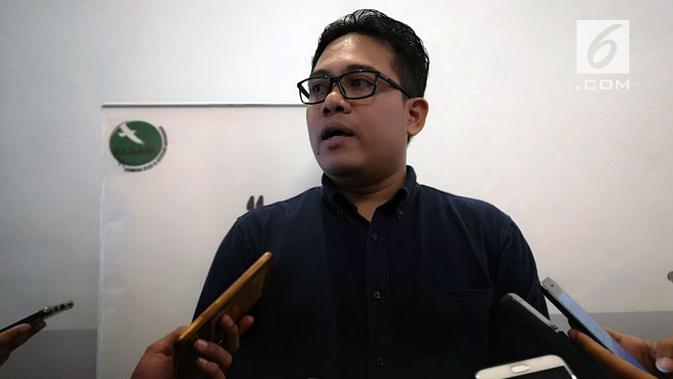 Deputi Direktur Riset ELSAM, Wahyudi Djafar, saat jumpa media tentang perlindungan data di Jakrata, Jumat (2/8/2019). (Liputan6.com/ Agustinus Mario Damar)