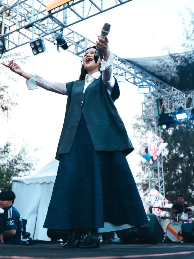 Anggi Marito saat tampil di Bengkulu (Instagram/@anggimarito)