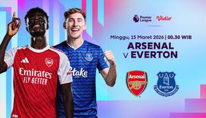 Arsenal vs Everton menjadi misi raih poin penuh untuk menjauhi dari kejaran Man City