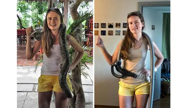 Kreatif, 7 Traveler Ini Kembali Kreasikan Foto Liburan Saat 'Di Rumah Aja'