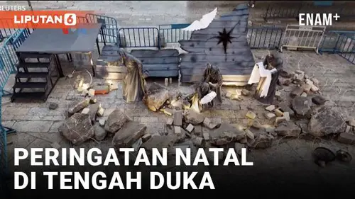 VIDEO: Meski Tak Ada Perayaan Natal, Peziarah Indonesia Tetap ke Bethlehem