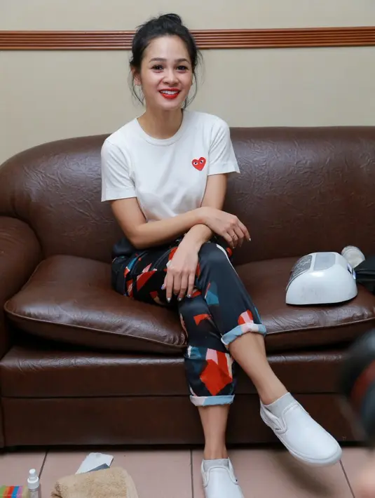 15 September 2015 adalah hari besar bagi Andien, karena ia akan menggelar konser perdananya di Jakarta Convention Center. (Galih W. Satria/Bintang.com)