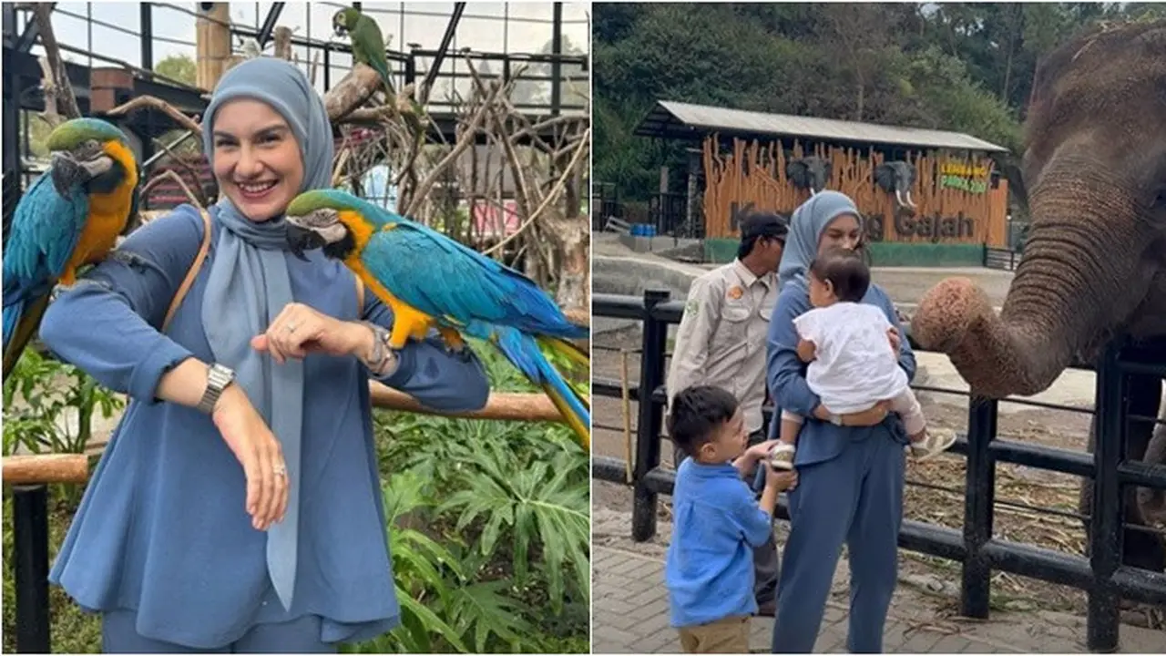 Masih Tanpa Ammar Zoni, Ini 6 Potret Irish Bella Ajak Anak Pelesir ke Lembang
