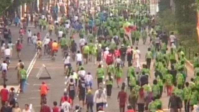 Jakarta Marathon, Transjakarta Beroperasi Siang