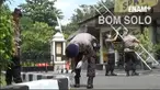 Tim inafis dan Labfor Polda Jateng lakukan penyisiran di TKP bom bunuh diri di Polresta Solo
