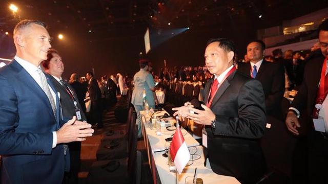 Kapolri Jenderal Tito Karnavian saat menghadiri sidang Interpol (istimewa)