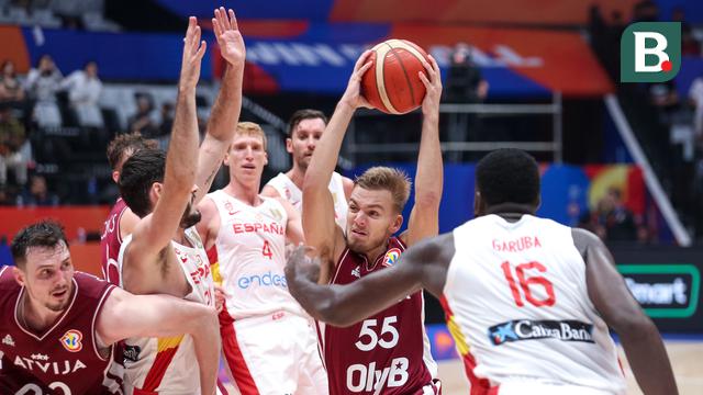 Foto: Juara Bertahan Spanyol Tumbang di Tangan Latvia, Langkah Berat Hernangomez Dkk di Piala Dunia FIBA 2023