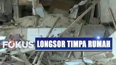 Berdasarkan data sementara, jumlah rumah yang rusak akibat longsoran turap mencapai tujuh rumah.