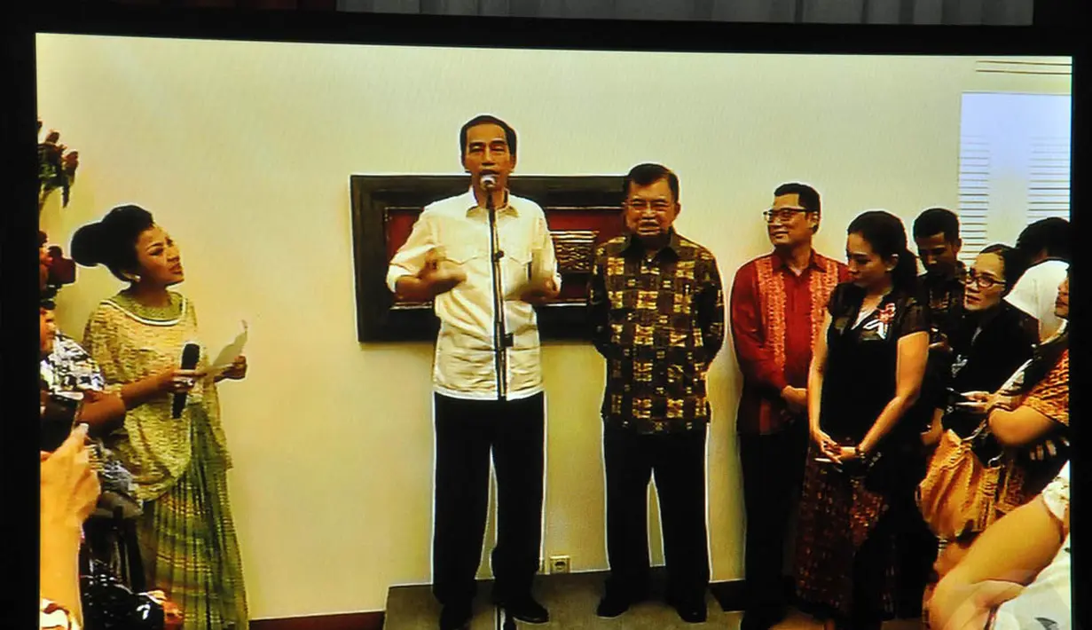 Pembubaran Pokja Tim Transisi dihadiri Kepala Staf Rumah Transisi Rini Soemarno, dan beberapa deputi seperti Akbar Faisal dan Andi Widjajanto, Jakarta, (28/9/14). (Liputan6.com/Miftahul Hayat)