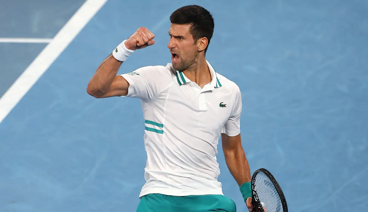 Djokovic menilai ini permainan terbaiknya selama turnamen. (Foto: AFP/Brandon Malone)