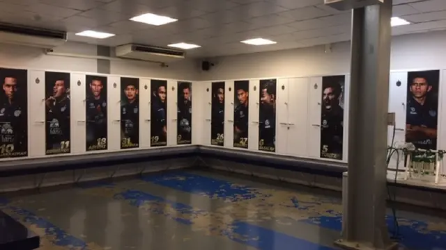 Ruang ganti di Markas klub Thailand, Buriram United