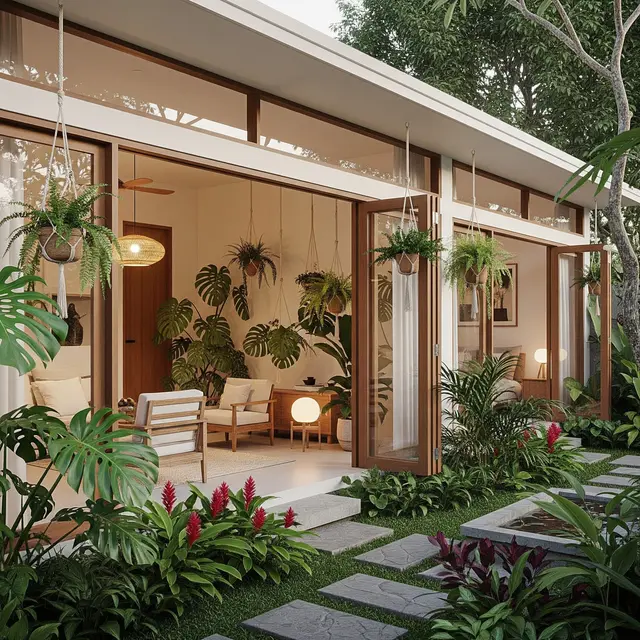 Membuat Rumah Terasa seperti Vila Ubud (AI Generated)