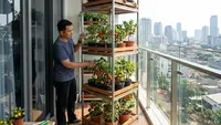 10 Desain Kebun Buah Mini Sistem Susun di Rumah Kecil, Biaya Terjangkau
