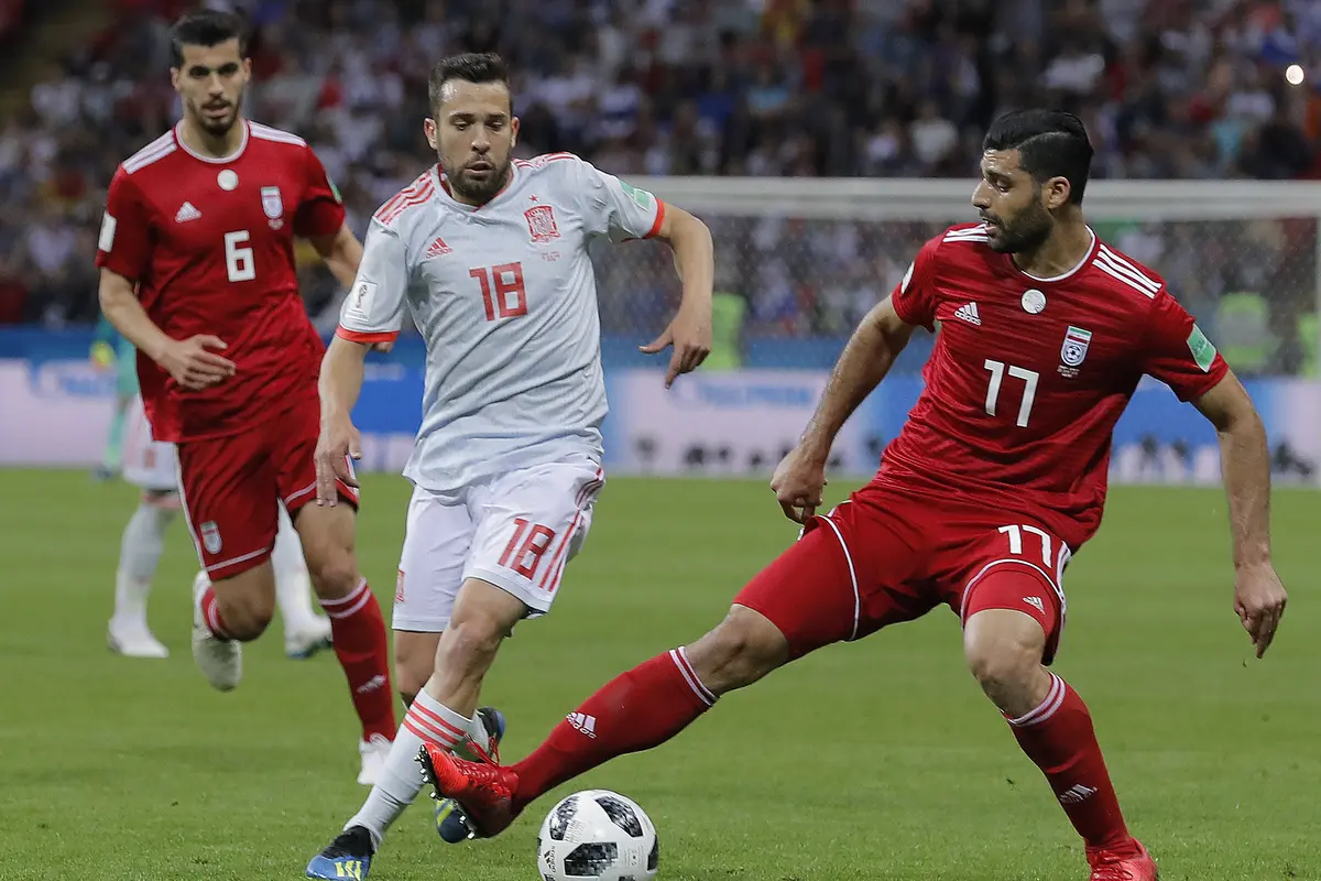 FOTO: Diego Costa Cetak Gol, Spanyol Bungkam Iran