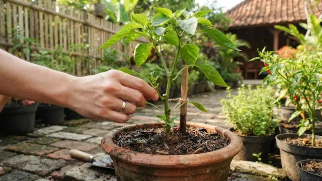 Perawatan Harian agar Paprika Cepat Berbuah
