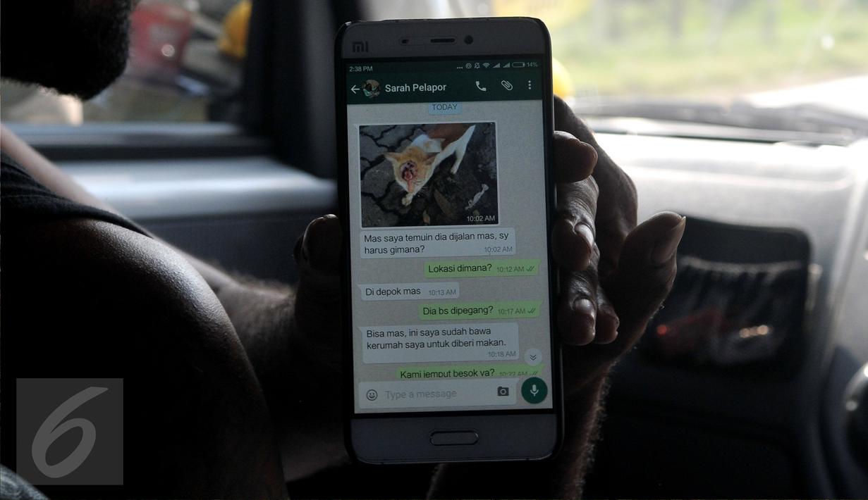 Setiap menerima laporan mengenai hewan yang akan diselamatkan, tim Animal defender segera bergegas menuju lokasi. Adapun hambatan utama mereka adalah kondisi lalu lintas yang macet dan jarak penyelamatan yang jauh. (Liputan6.com/Johan Tallo)