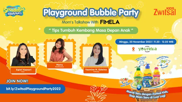 Seberapa Penting Bermain Aktif dan Kreatif Bagi Tumbuh Kembang Anak? Yuk Cari Tahu Jawabannya di Zwitsal Playground Bubble Party
