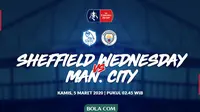 Piala FA - Sheffield Wednesday Vs Manchester City (Bola.com/Adreanus Titus)