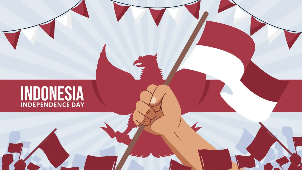 Ilustrasi kemerdekaan RI