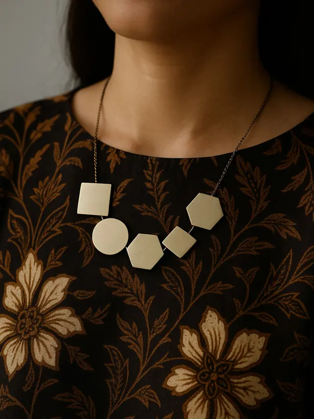 Model Kalung yang Cocok untuk Baju Batik (Foto: ChatGPT)