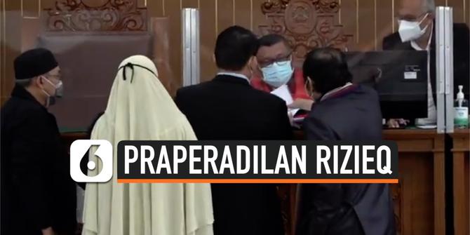 VIDEO: Pengacara Minta Rizieq Dihadirkan di Sidang Praperadilan