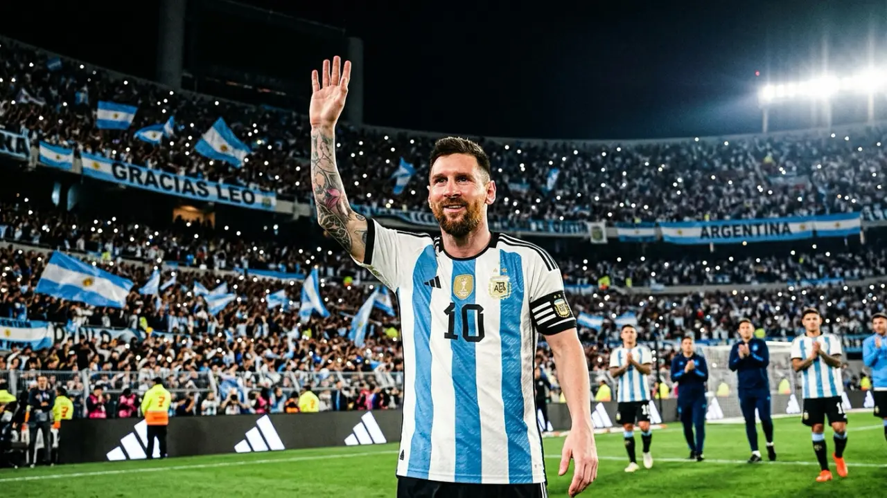 Ilustrasi Lionel Messi