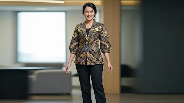 Batik Lengan Balon ala Blazer