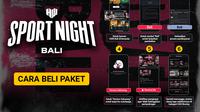 Cara nonton siaran langsung HW Sport Night Bali Vol 7 di Vidio akhir pekan ini. Jangan ketinggalan saksikan para petarung pro dan amatir di acara HW Sport Night Bali Vol 7 dan beli paket pay-per-view nya seharga Rp9,999 hanya di layanan OTT Vidio. (sum. doc. vidio.com)