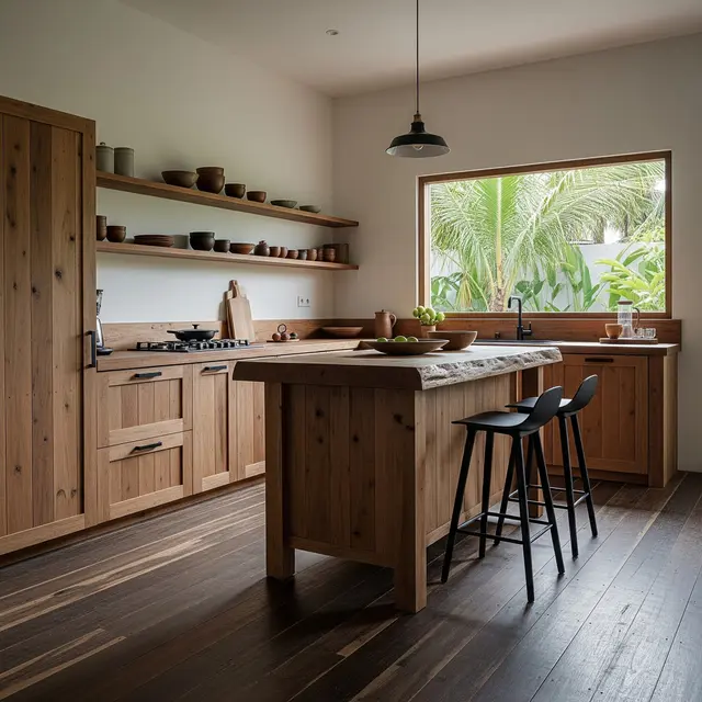 Inspirasi Dapur Minimalis Rustic