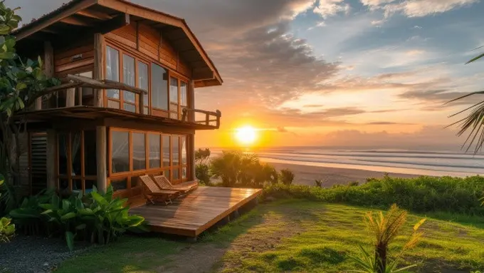 Ilustrasi Rumah Nuansa Resort (credit: freepik.com)