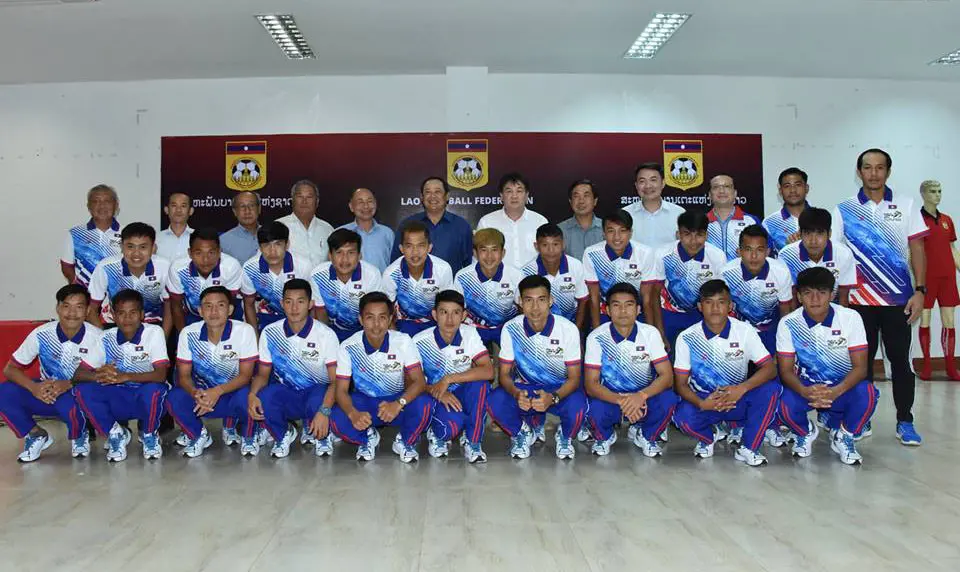 Timnas Laos U-22 di SEA Games 2017. (Bola.com/Dok. LFF)