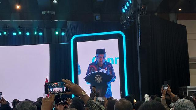 Wakil Presiden Republik Indonesia (RI) Ma'ruf Amin resmi membuka gelaran BSI International Expo 2024. (Foto: Liputan6.com/Arief RH)