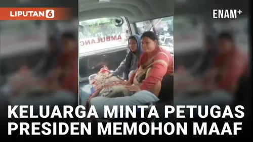 VIDEO: Mobil Ambulans Dihentikan Rombongan Presiden, Keluarga Pasien Kecewa