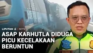 Kabut Asap Picu Kecelakaan Beruntun